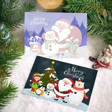 Load image into Gallery viewer, Paint by Numbers Christmas Card - Snowman Collection (Set of 6)
