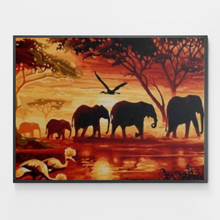 Load image into Gallery viewer, African Elephant - DIY Paint by Numbers
