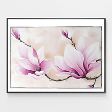 Load image into Gallery viewer, Magnolia Blossoms - DIY Paint by Numbers
