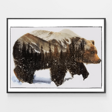 Load image into Gallery viewer, Bear In Woods - DIY Paint by Numbers
