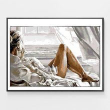 Load image into Gallery viewer, Beauty in White - DIY Paint by Numbers
