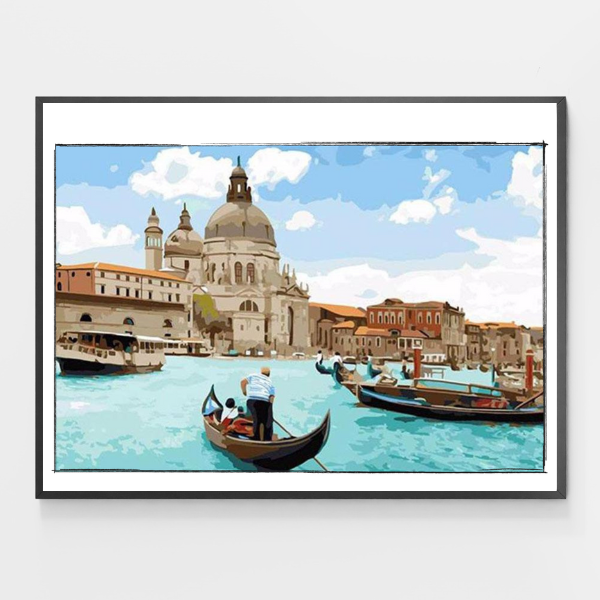 Venice Seascape - DIY Paint by Numbers