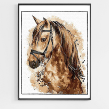 Load image into Gallery viewer, Brown Horse - DIY Paint by Numbers
