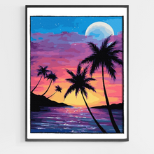 Load image into Gallery viewer, Caribbean Sunset - DIY Paint by Numbers
