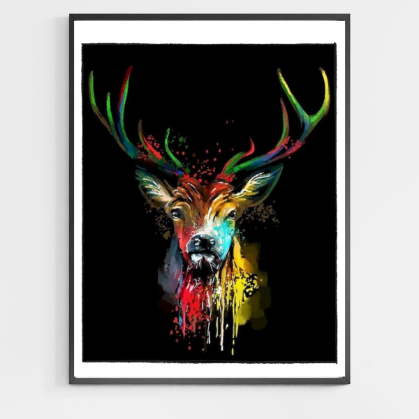 Colorful Chital - DIY Paint by Numbers