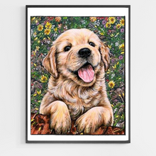 Load image into Gallery viewer, Cute Dog Puppy  - DIY Paint by Numbers
