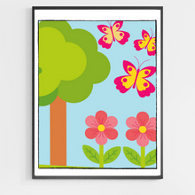 Load image into Gallery viewer, Flowers &amp; Butterflies - DIY Paint by Numbers for Kids
