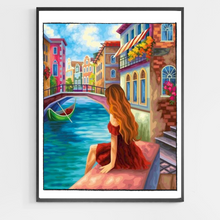 Load image into Gallery viewer, Girl in Venice - DIY Paint by Numbers
