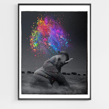 Load image into Gallery viewer, Happy Elephant  - DIY Paint by Numbers
