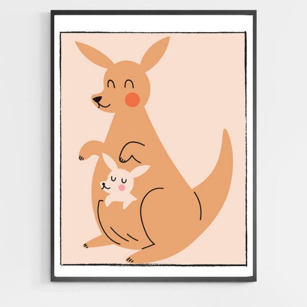 Kangaroo - DIY Paint by Numbers for Kids