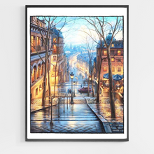 Load image into Gallery viewer, Rainy Street - DIY Paint by Numbers
