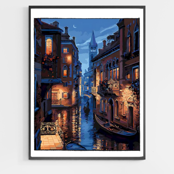 Venice Night - DIY Paint by Numbers