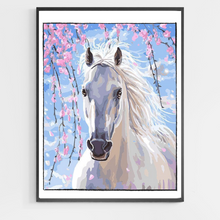 Load image into Gallery viewer, White Horse - DIY Paint by Numbers
